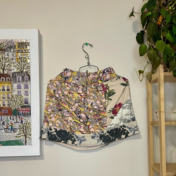 Anthropologie Leifnotes Flora Fortress Skirt size 0 - Picture 7 of 9